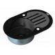 МОЙКА КУХОННАЯ ZORG INOX GLASS GL-7851-OV-BLACK-GRAFIT
