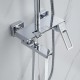 Душевая стойка Shevanik S6826 хром