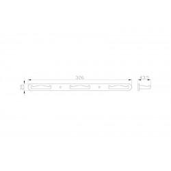 Вешалка с тремя крючками для ванной Wonzon & Woghand Porto WW-1503 хром