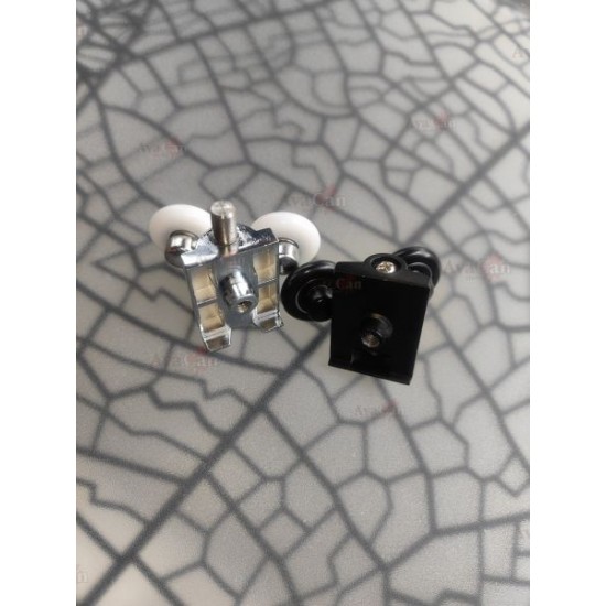 Душевой уголок AvaCan FB 160-180 + SB 100 MT чёрный