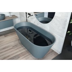 Ванна отдельностоящая Holbi Selena 161x68см бетон 2.01.006.44.4