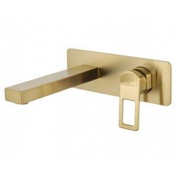 Встраиваемый смеситель для раковины Wonzon & Woghand Frame WW-88869010-BG брашированное золото
