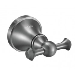 Крючок для ванной комнаты двойной Rose RG1921T пепельный