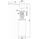 Дозатор Paulmark Rein D002-BG брашированное золото