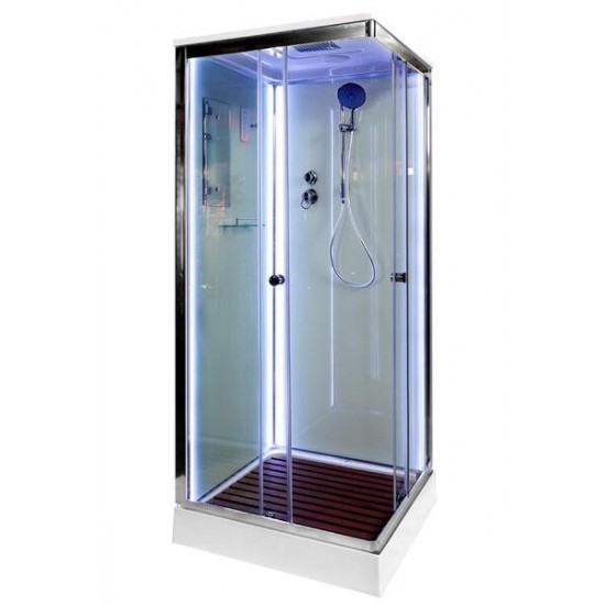 Душевая кабина AvaCan K409SLED с LED-подсветкой 90x90 см