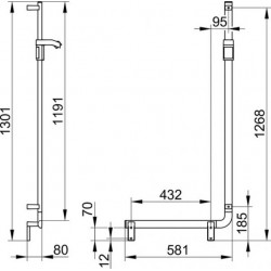 Поручень Keuco AXESS 35006371302 черный