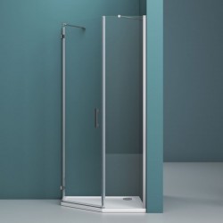 Душевой уголок BelBagno KRAFT-P-1-100-C-Cr-L хром