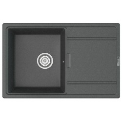 Мойка кухонная Point Лаура PN3005GR 78 см графит