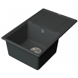 Мойка кухонная Point Лаура PN3005GR 78 см графит