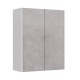 Шкаф Lemark Combi LM03C60SH-Beton 60 см подвесной Белый глянец бетон