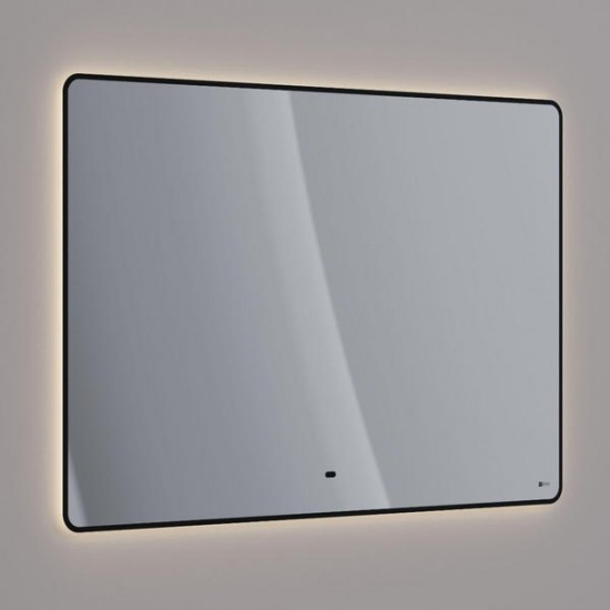 Зеркало Lemark Mioblack LM120ZM-black 120 см подвесное с подсветкой