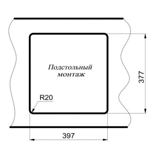 Мойка для кухни Milacio Leon 45 Cuarzo MC.77093 серый металлик
