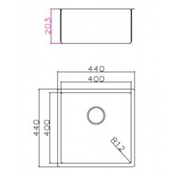 Кухонная мойка Grandex Aqua Proline 44 3034132 медь