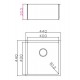 Кухонная мойка Grandex Aqua Proline 44 3034133 графит