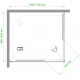 Душевой уголок Royal Bath RB HPD-C-CH RB1011HPD-C-CH 110x100см хром