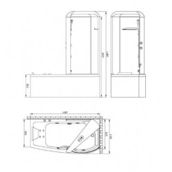 Акриловая ванна Orans BT 95 9501R00 170х85