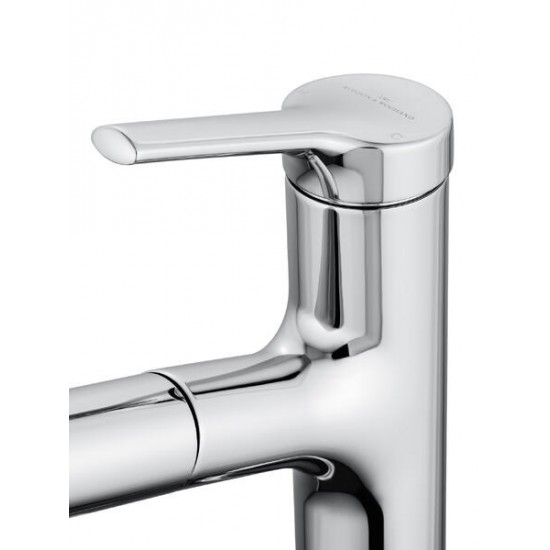 Смеситель для раковины Wonzon & Woghand WW-A40862-CR с выдвижным изливом хром