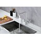 Смеситель для кухни Paulmark Serpentine Se213222-GRS серый дым
