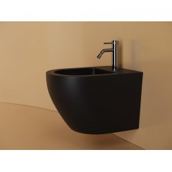 Биде подвесное Ceramica Nova Uno CN11002MB чёрный матовый