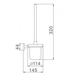 Ёршик Haiba HB8610 хром