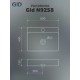 Накладная раковина Gid N9258 60см белый