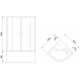 Душевой уголок Royal Bath 100x100см хром RB-L-3001-1