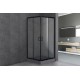 Душевой уголок Royal Bath HPD 100x90см чёрный RB9100HPD-T-BL