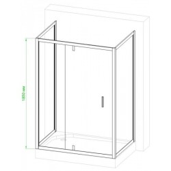 Душевой уголок Royal Bath HV 120x80см хром RB8120HV-C-CH-P