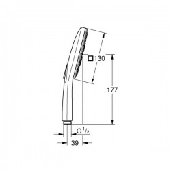 Лейка для душа Grohe Rainshower SmartActive 26582LS0 хром