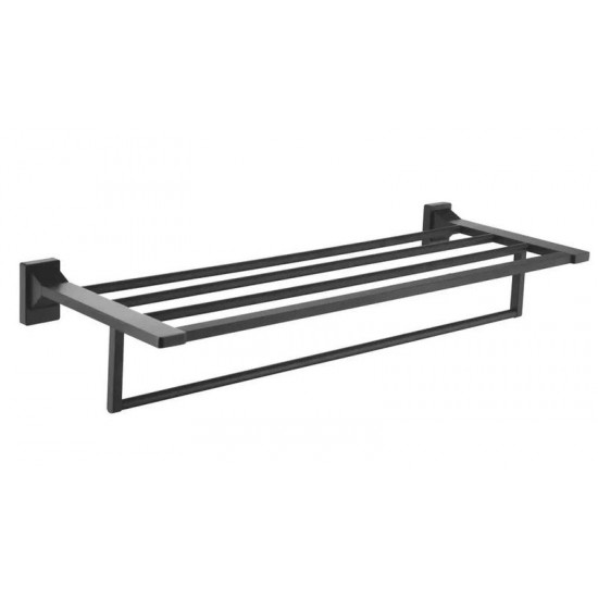 Полка для полотенец Rose RG1608H 61см чёрный