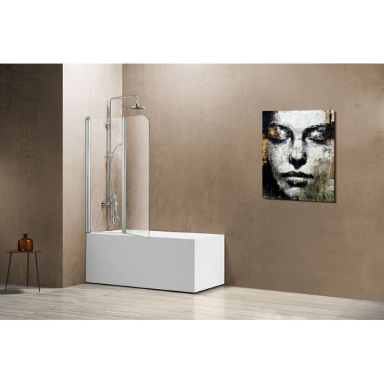 Шторка на ванну Vincea VSB-12114CL 114 x 140 см