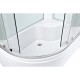 Душевая кабина Deto ЕМ4511 R LED с гм. 110х80х220 см