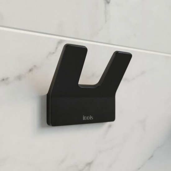 Крючок IDDIS Slide чёрный матовый SLIBS20i41