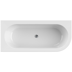 Акриловая ванна Cezares Slim Corner левая 179x79см чёрный SLIM CORNER-180-80-60-L-NERO-SET
