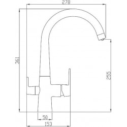Смеситель для кухни ZORG Steel Hammer SH 819 BRONZE
