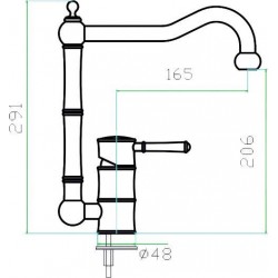 Смеситель для кухни ZORG Inox SZR-0031