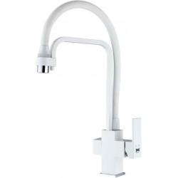 Смеситель для кухни ZORG Sanitary ZR 341-8 YF WHITE