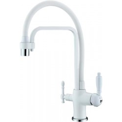 Смеситель для кухни ZORG Sanitary ZR 342-8 YF WHITE