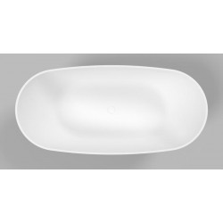 Ванна из искусственного камня Whitecross Onyx D 0207.160075.200 160x75см белый матовый