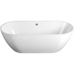 Ванна STWORKI Берген 180x80 см отдельностоящая овальная из искусственного камня