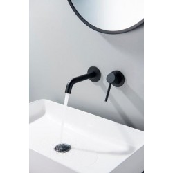Смеситель для раковины встроенный Timo Saona 2372/03SM Черный