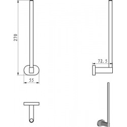 Ravak Запасной держатель для туалетной бумаги CR 420.00
