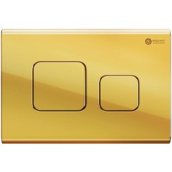 Клавиша смыва Point Афина PN44041G золото