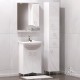 Зеркало-шкаф Corozo Ультра Флора 55см белый SD-00000301