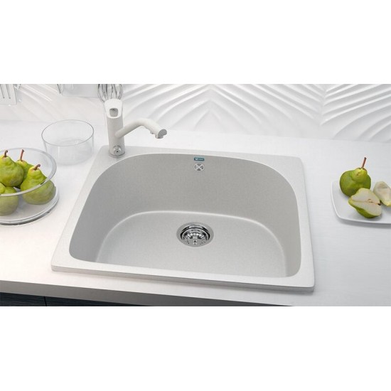Смеситель для кухни Ulgran Classic U-010-343 с дополнительным краном для питьевой воды антрацит