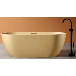 Ванна из искусственного камня ABBER Frankfurt AM9941MS 170x75см песочный матовый