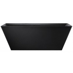 Ванна из искусственного камня ABBER Berlin AM9912B 170x75см чёрный
