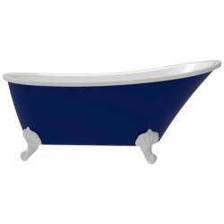 Ванна акриловая Delice Vintage DLR440105Bu 162х69 синяя матовая
