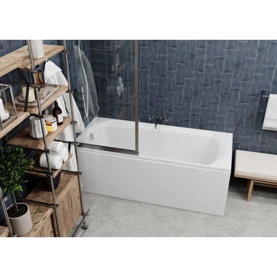 Акриловая ванна VagnerPlast Ebony VPBA170EBO2X-04 170x75см белый