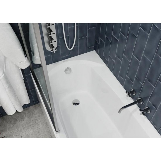 Акриловая ванна VagnerPlast Ebony VPBA170EBO2X-04 170x75см белый